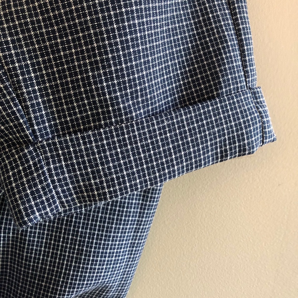 Et Tigre Navy Blue Gingham Dayandra Trousers - Picture 6 of 10